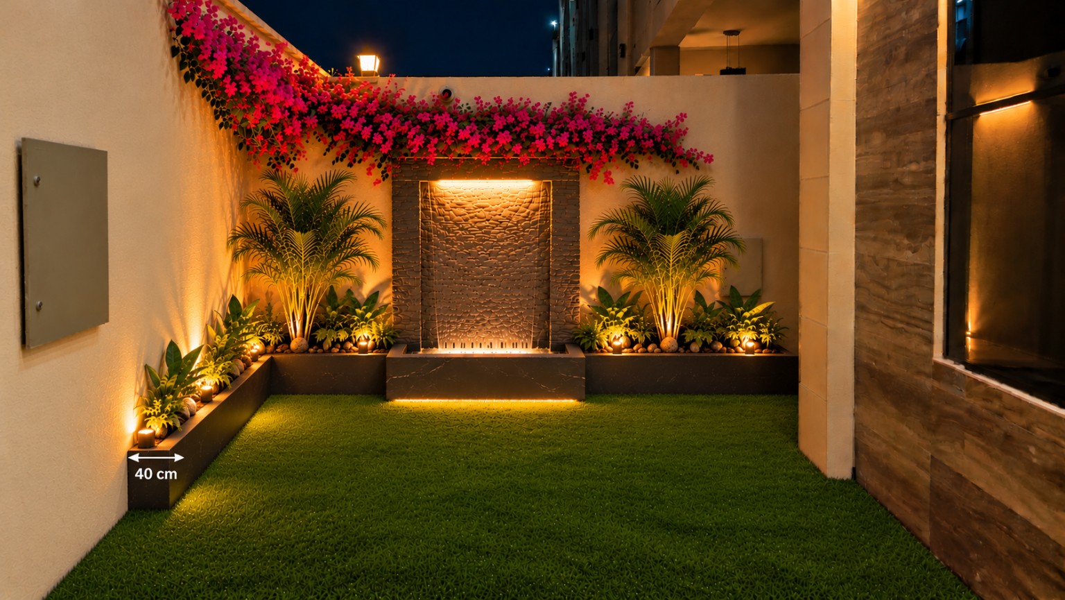 Artificial garden and landscaping design